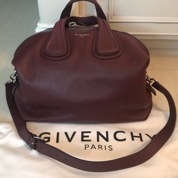 Givenchy Handbags - Givenchy Burgundy Leather Antigona Duffel Bag